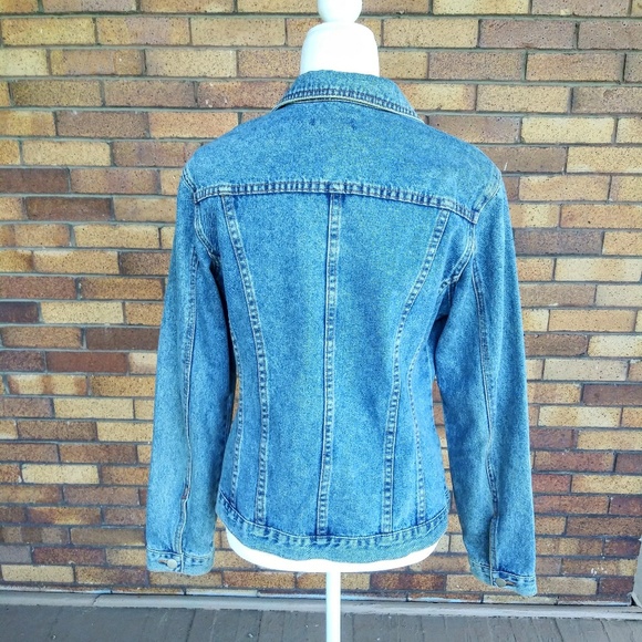 For Joseph Blue Denim Trucker Jacket Cotton Large - Picture 3 of 7